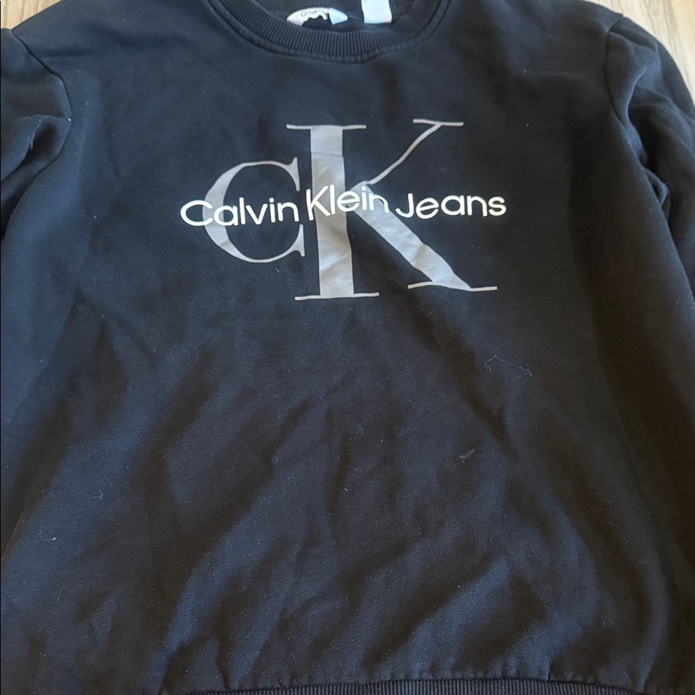 Calvin Klein Jeans Black Crewneck Sweater